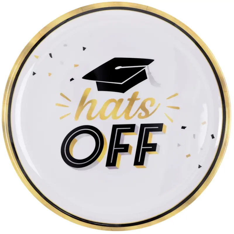 'Hats Off' Melamine Graduation Serving Platter – 13.5 Inch 1