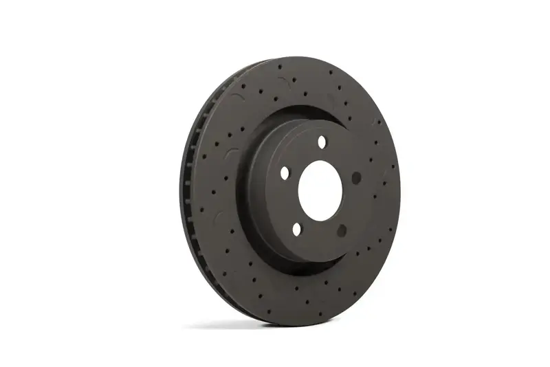Hawk Performance Talon Cross-Drilled & Slotted Brake Rotors – High-Strength Steel, Precision-Machined For Enhanced Cooling And Bite 1