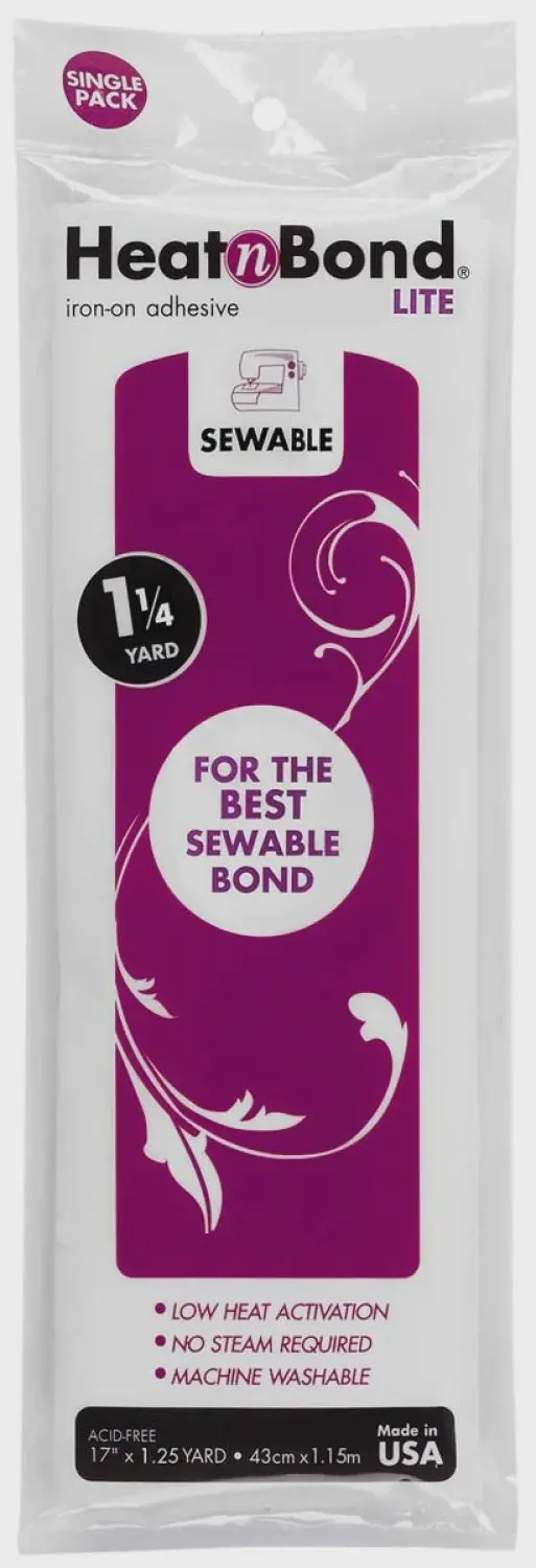 Heat 'N Bond Lite Fusible Web Roll – 17 Inches Wide × 1.25 Yards 1