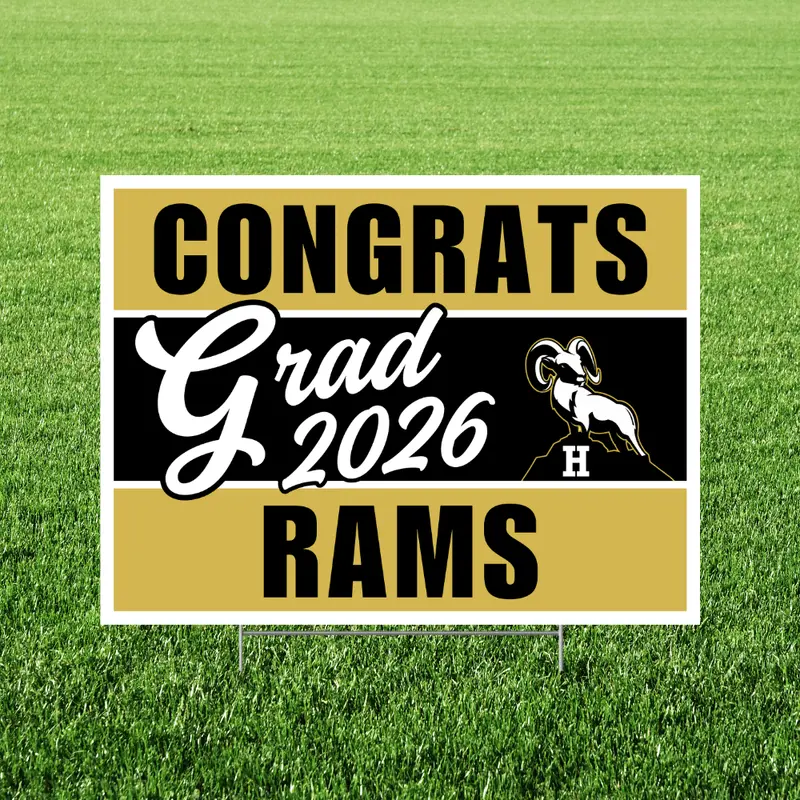Highland High School Graduation Yard Sign – 24" X 18", Pocatello, Id 1