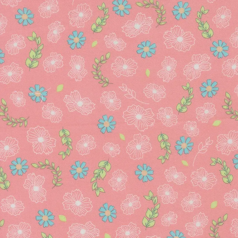 Honeyed Horizon Blush Hue Quilting Cotton – Keri Anguiano 47011-14 1