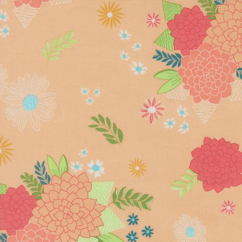 Honeyed Horizon Sweet Pastel Cotton Fabric By Keri Anguiano – 47010-12 1