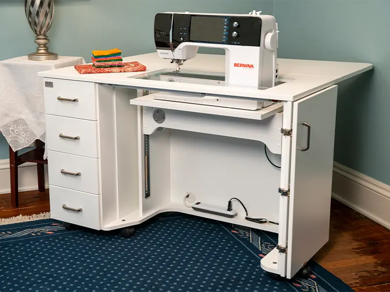 Horn Of America 5400 Electric-Lift Sewing Cabinet – Full-Feature Workstation 1