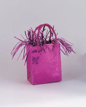 Hot Pink Prism Balloon Weight (Single) 1