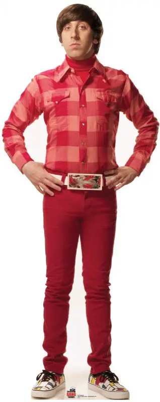 Howard Wolowitz Life-Size Cardboard Standup – The Big Bang Theory Replica, 10–14 Day Build Time 1