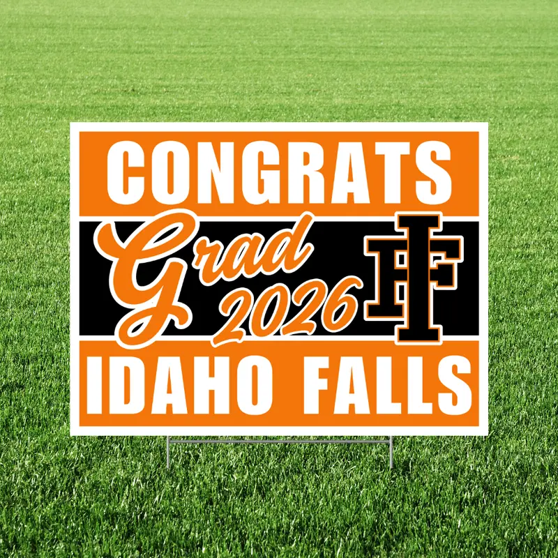 Idaho Falls High School Graduation Yard Sign – 24" X 18", Id 1