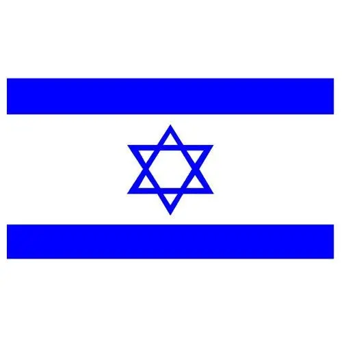 Israel Handheld Flag – 4×6 Inch Pole Mount 1