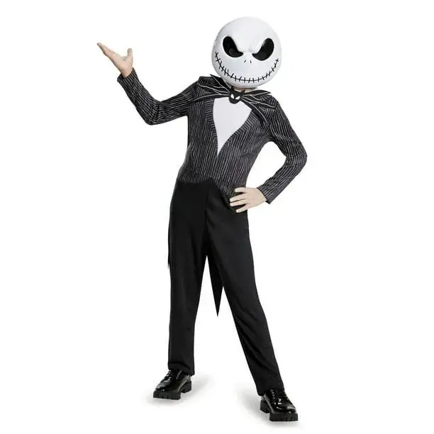 Jack Skellington Kids' Costume – Medium Size, Nightmare Before Christmas 1