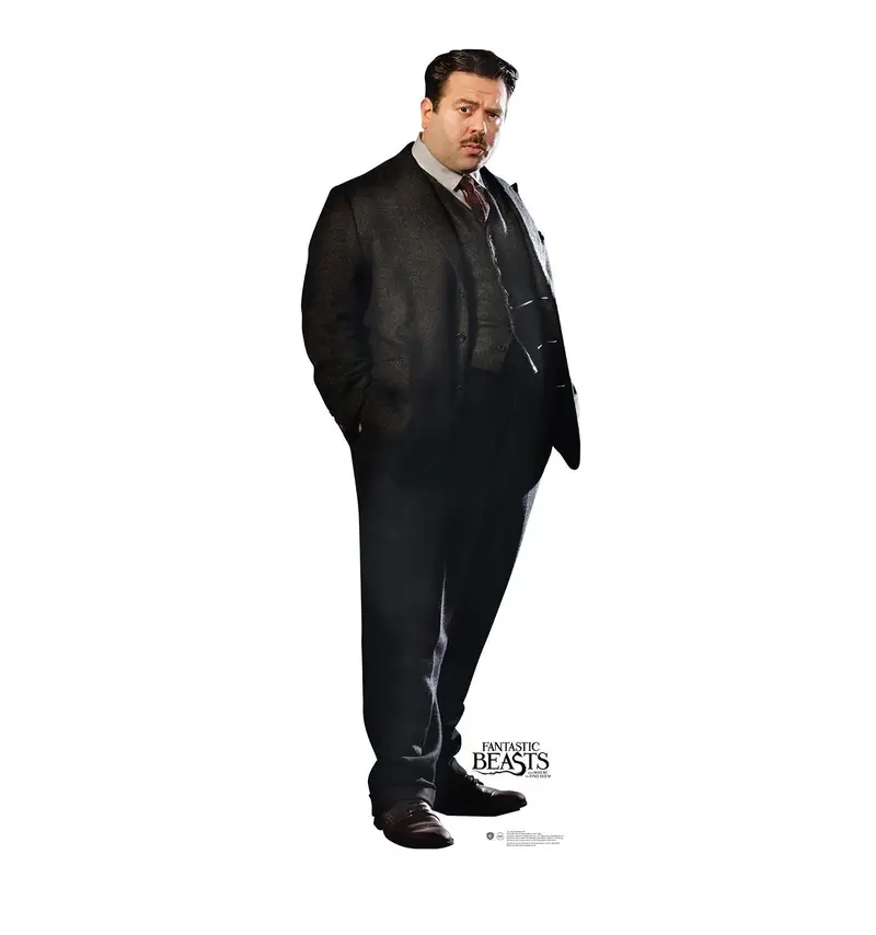 Jacob Kowalski Life-Size Standup – Fantastic Beasts Muggle Ally Cardboard Cutout, Made To Order (10–14 Days) 1