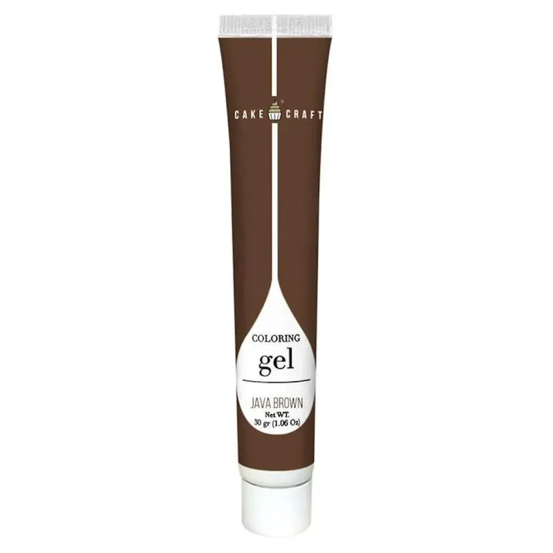 Java Brown Premium Coloring Gel – 1-Ounce Rich Chocolate-Inspired Hue 1