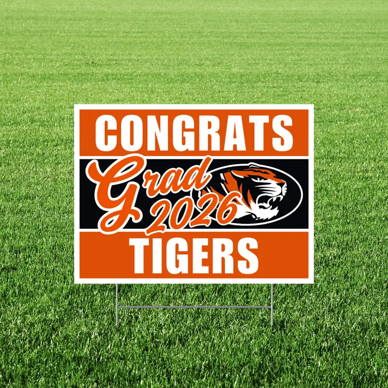 Jerome High School Graduation Yard Sign – 24" X 18", Id 1