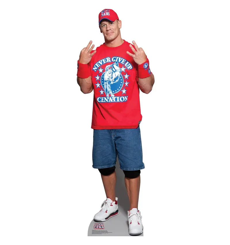 John Cena Wwe Life-Size Cardboard Standup – Made-To-Order, 10–14 Business Day Turnaround 1