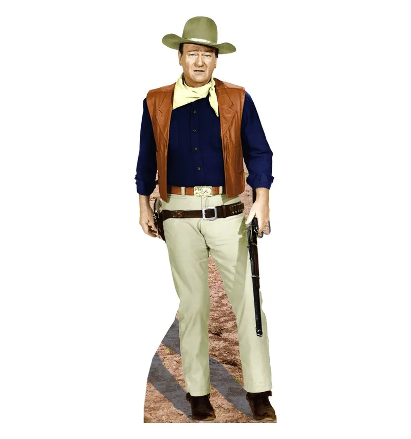 John Wayne (Rifle At Side) Full-Size Cardboard Cutout – Authentic Detailing, 10–14 Day Build 1