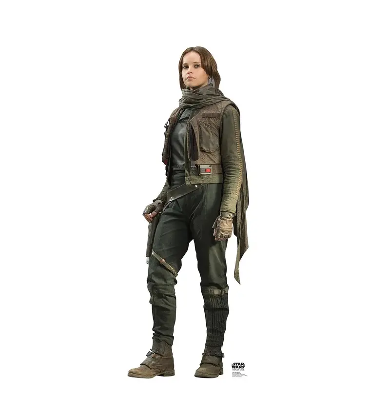 Jyn Erso Life-Size Standup – Rogue One Heroine Cardboard Cutout, On-Demand Production (10–14 Days) 1