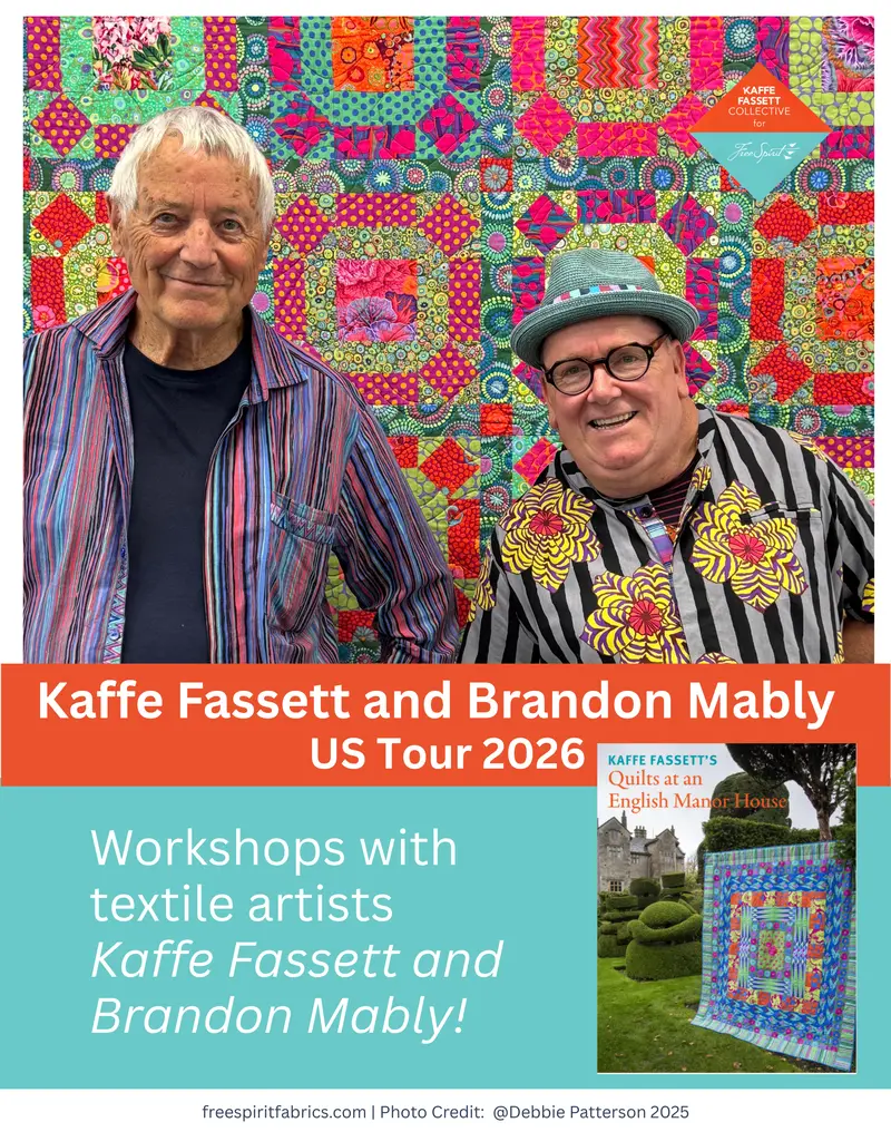 Kaffe Fassett & Brandon Mably: Orchard Workshop In Naples, Fl 1