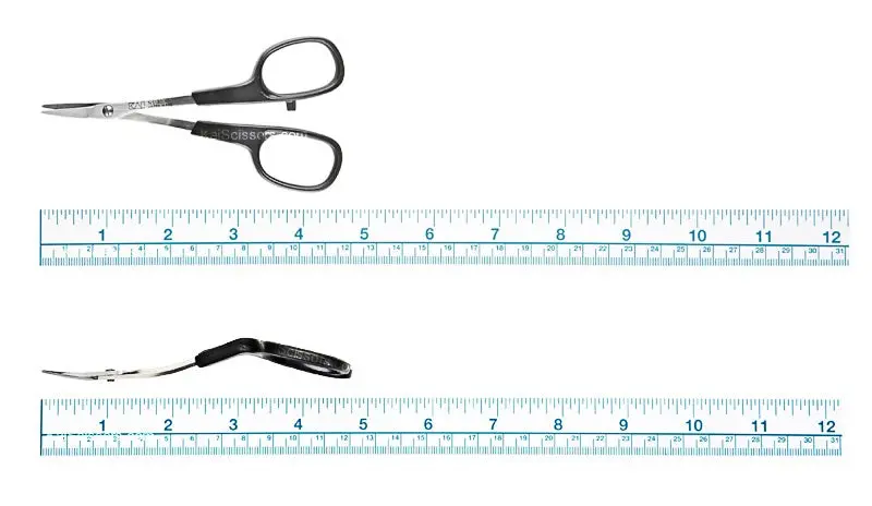Kai 5-Inch Double-Curve Blunt-Tip Embroidery Scissors – Safe For Delicate Work (Model 5130P) 1