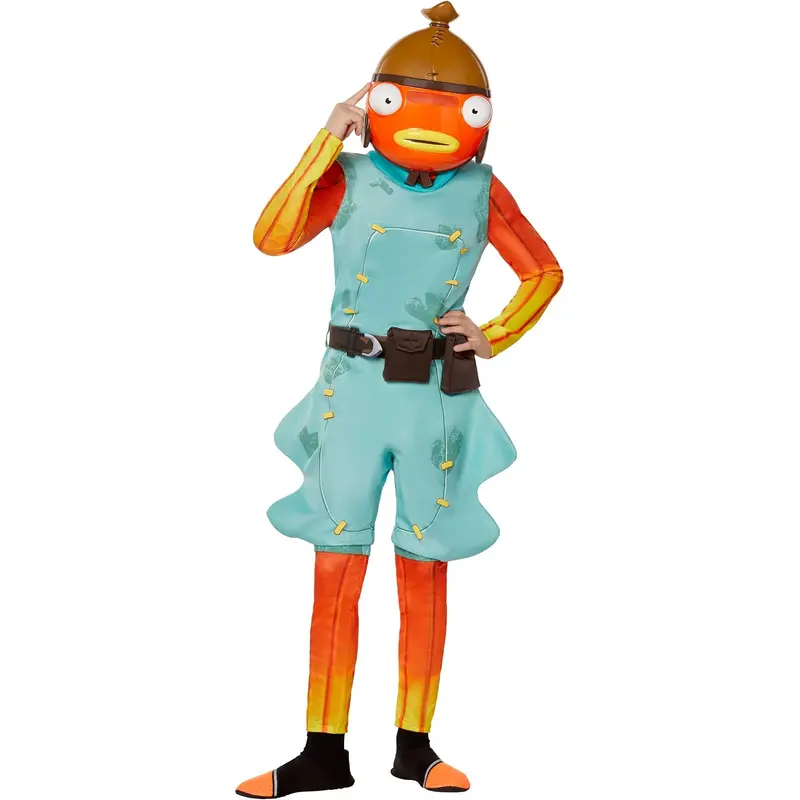 Kids Fortnite Fishstick Cosplay Costume – Gaming-Themed Outfit 1