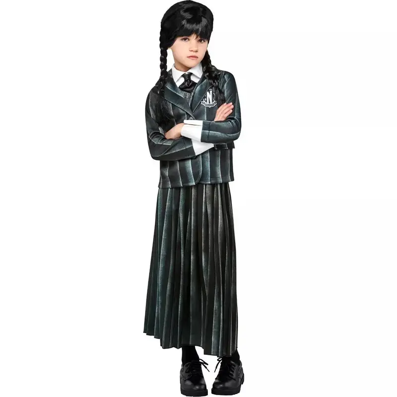 Kids Wednesday Addams Costume – Nevermore Academy Inspired 1