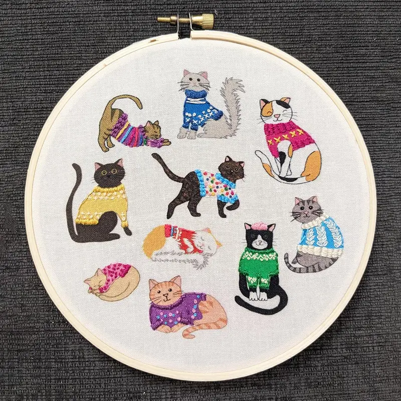 Knitted Bliss Embroidery Kits – Hand-Stitching Projects With Knitted Elements 1