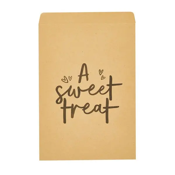 Kraft Brown 'A Sweet Treat' Favor Bags (20-Pack) 1