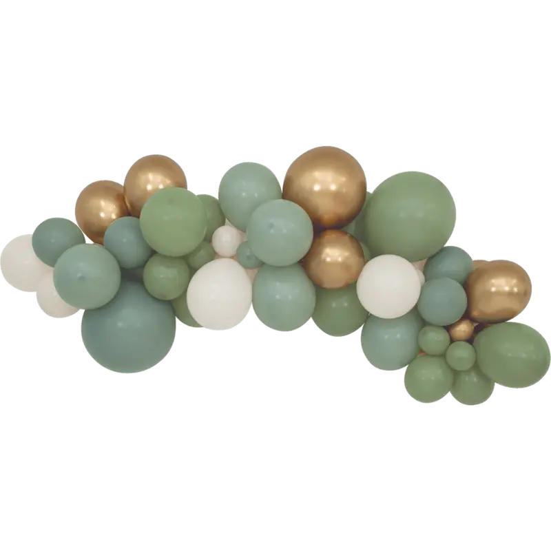 Leafy Green Balloon Garland Kit – Botanical Party Decor 1
