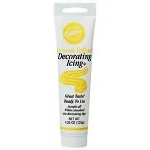 Lemon Yellow Tube Icing – 4.25-Ounce Ready-To-Use Decorating Frosting 1