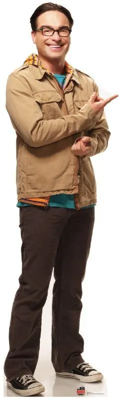 Leonard Hofstadter Life-Size Cardboard Standup – The Big Bang Theory Cutout, Custom-Made In 10–14 Days 1