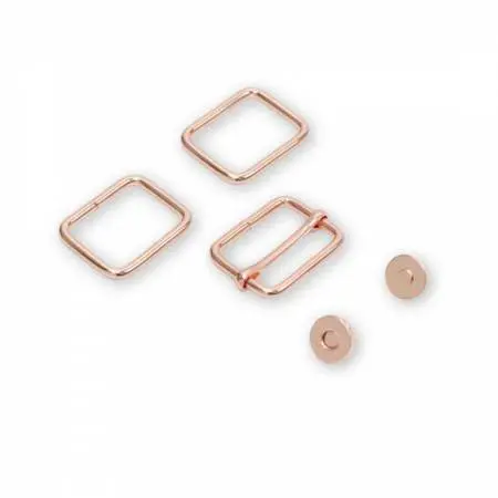 Level 2 Basic Hardware Kit – 1-Inch Rose Gold Finish, Sallie Tomato 1