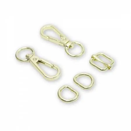 Level 3 Basic Hardware Kit – 1/2-Inch Polished Gold 1