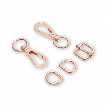 Level 3 Basic Hardware Kit – 1/2-Inch Rose Gold Finish 1