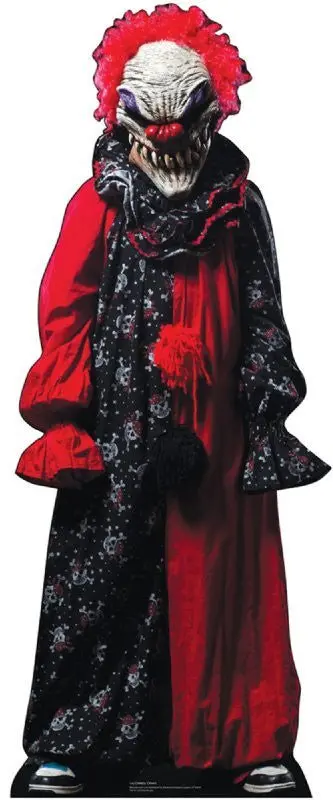 Life-Size Creepy Clown Cardboard Standup – Custom-Made, 10–14 Day Production Time 1