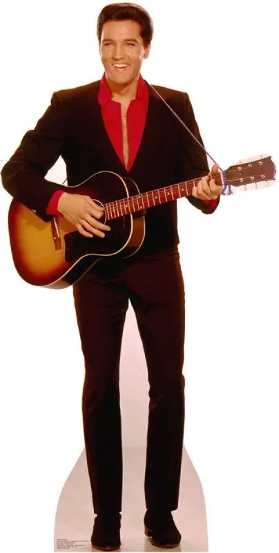 Life-Size Elvis Presley With Guitar Cardboard Cutout – Made-To-Order, 10–14 Days Production 1