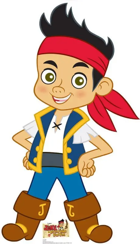 Life-Size Jake (Jake And The Never Land Pirates) Cardboard Standup – Made-To-Order, 10–14 Days 1