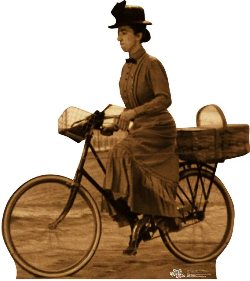 Life-Size Miss Gulch On Bicycle (Wizard Of Oz) Cardboard Cutout – Made-To-Order, 10–14 Days 1