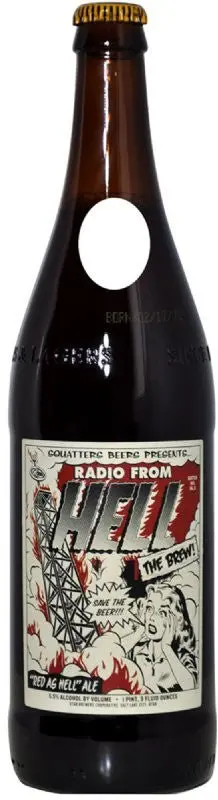 Life-Size Radio From Hell Bottle Cardboard Stand-In – Unique Custom Print, 10–14 Day Production 1