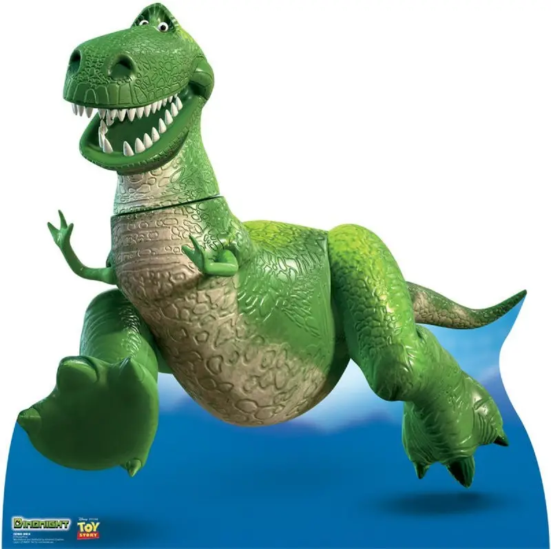 Life-Size Rex (Toy Story) Cardboard Standup – On-Demand Production, 10–14 Business Days 1