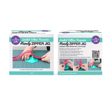 Limited-Edition Turquoise Zipper Alignment Jig 1