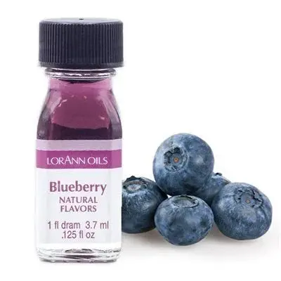 Lorann Natural Blueberry Flavor Concentrate – 1 Dram Bottle (2 Pack) 1