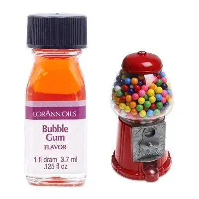 Lorann Natural Bubble Gum Flavoring – Oil-Soluble, 1 Dram (2 Units) 1