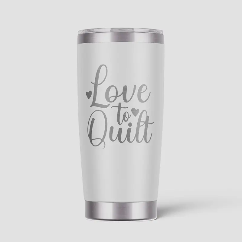 Love To Quilt Insulated Tumbler 1