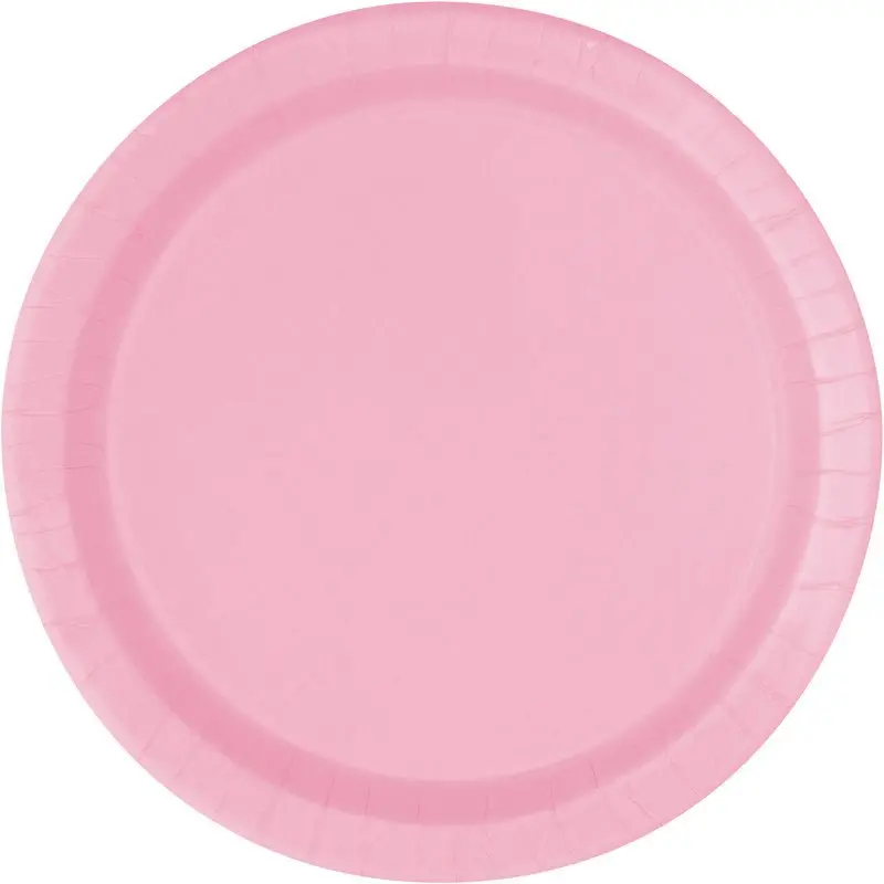 Lovely Pink 7-Inch Disposable Paper Plates – 50-Pack 1
