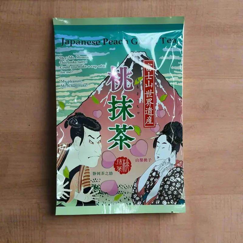 Mannen Momo Matcha — Japanese Peach-Flavored Ceremonial Matcha 1
