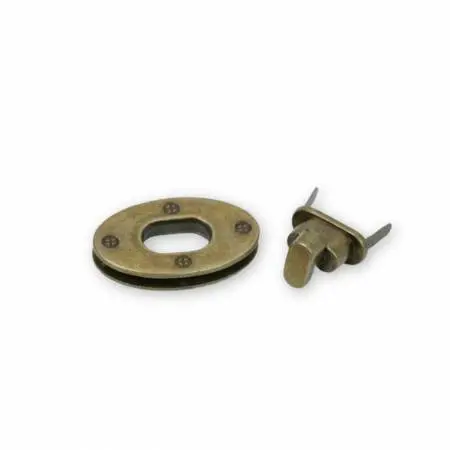 Medium Antique-Style Classic Turn Lock Clasp For Bags 1