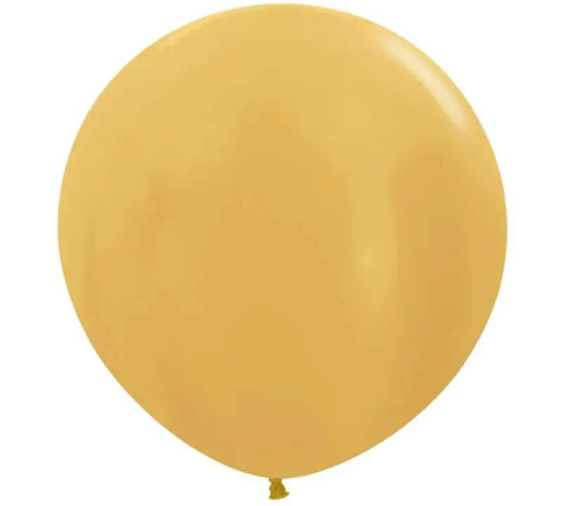 Metallic Gold 36-Inch Latex Balloons – Glamorous Sempertex Pack (2 Count) 1