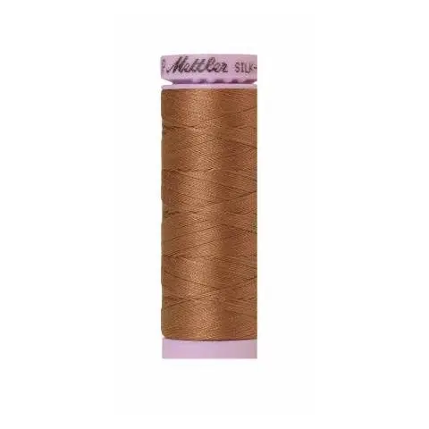 Mettler Silk-Finish Cotton Thread – 50 Weight, Walnut Brown (Color 0280), 147 Yards 1