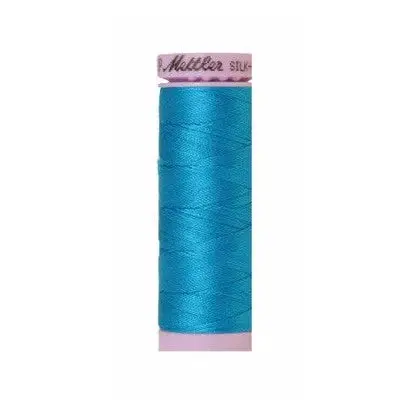 Mettler Silk-Finish Cotton Thread 50Wt – Caribbean Blue #1394 (147 Yards) 1