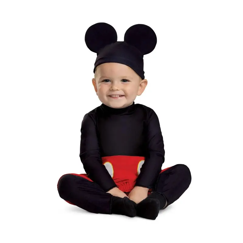 Mickey Mouse Infant Jumpsuit – Red Posh Halloween Outfit (12–18 Months) 1