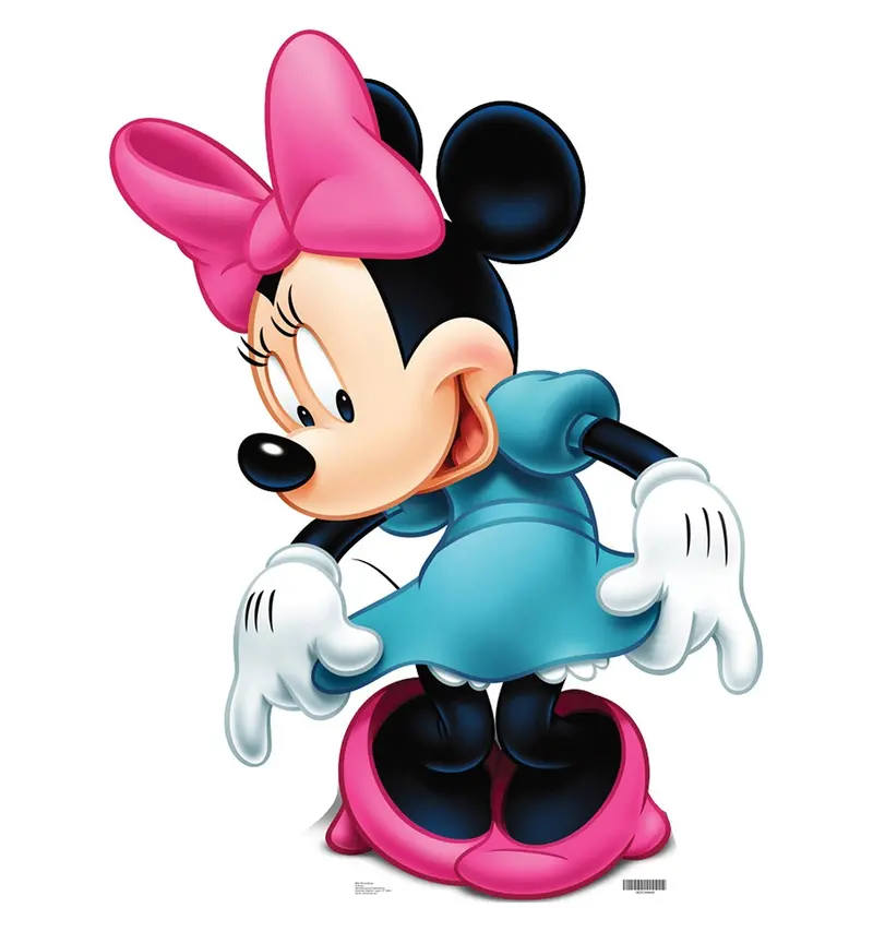 Minnie Mouse Full-Size Cardboard Cutout – Iconic Character, Custom Printed, Ships In 10–14 Business Days 1