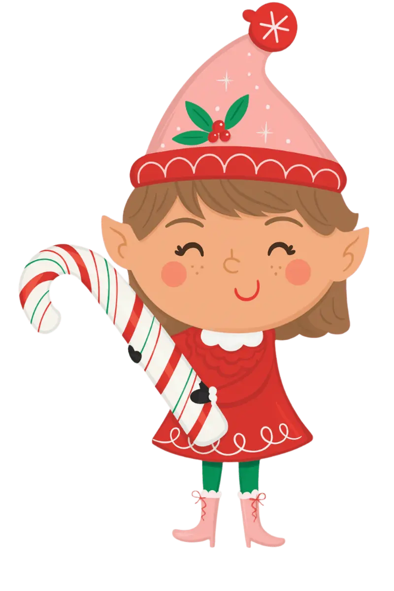 Minty Elf Themed Supershape Mylar Balloon – 26X39 Inch Christmas Decor 1