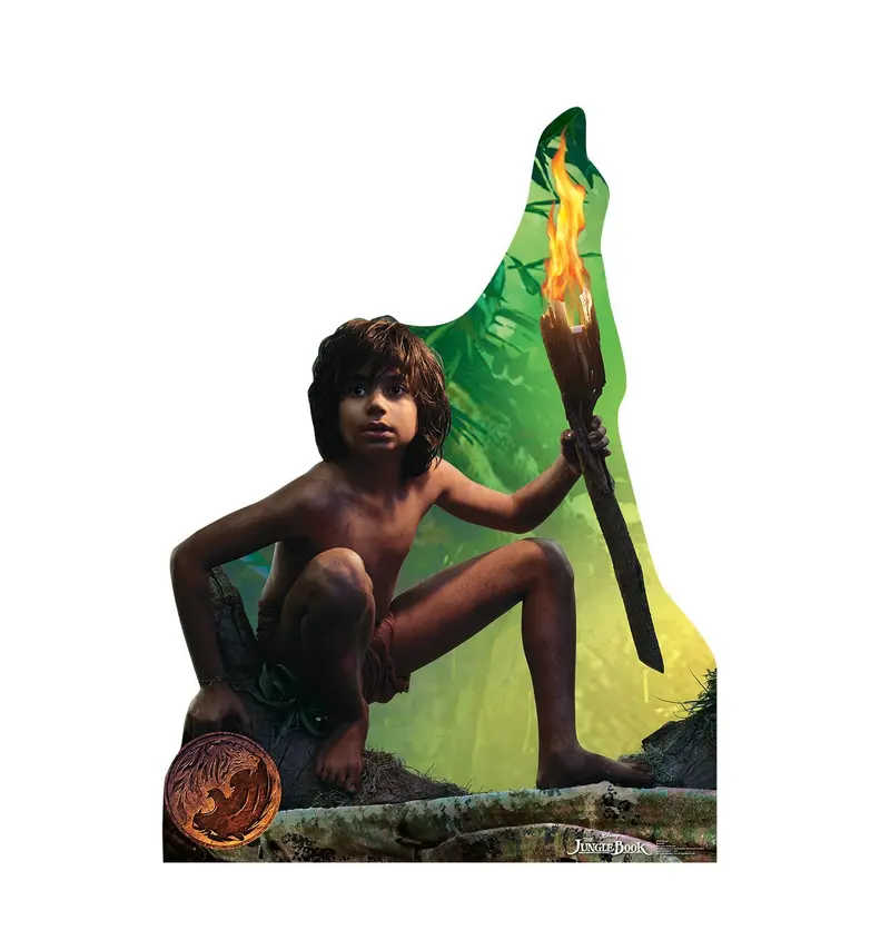 Mowgli Life-Size Cardboard Cutout From The Jungle Book – Express Full-Height Standup, 10–14 Day Turnaround 1